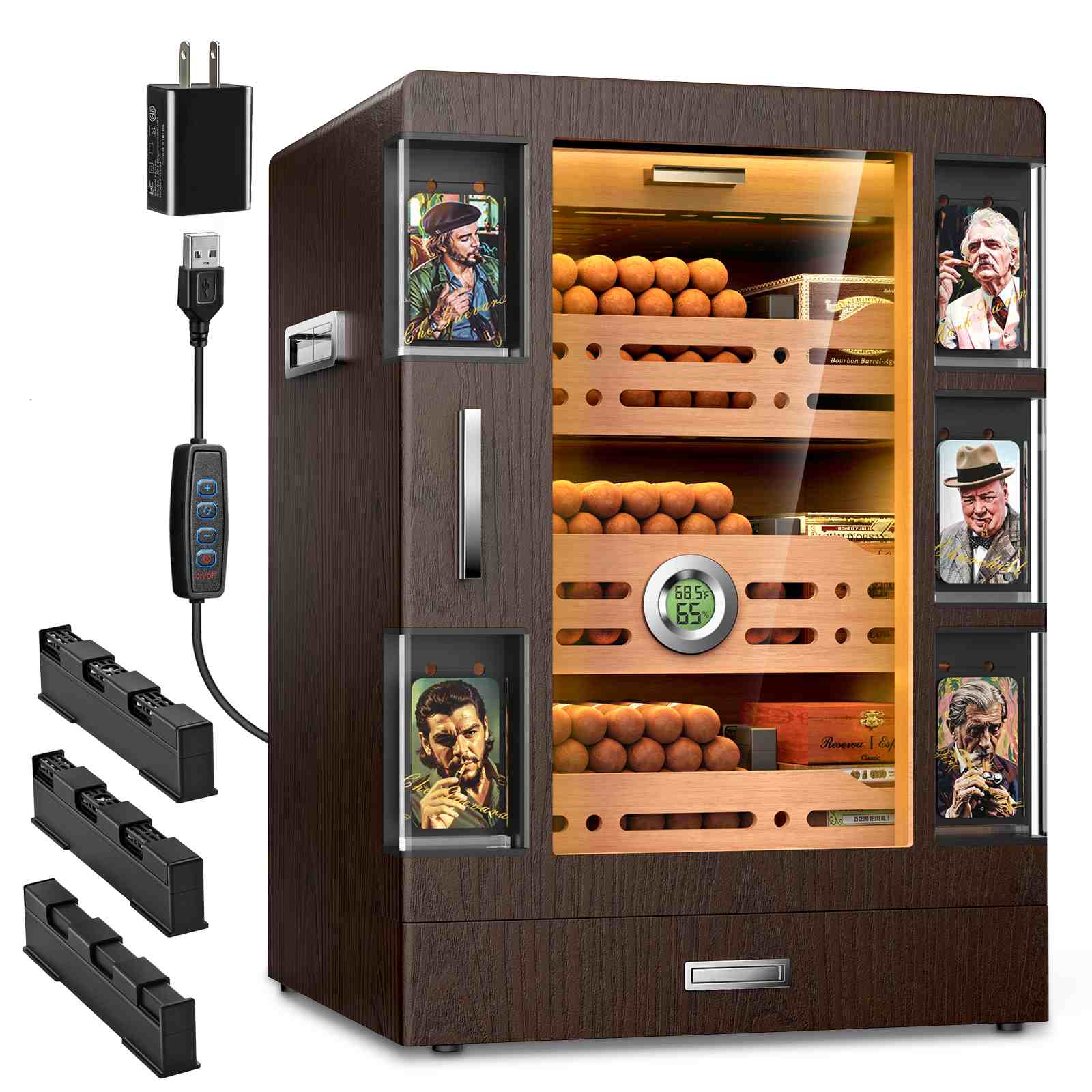 Desktop Cabinet Humidor — 150 Count