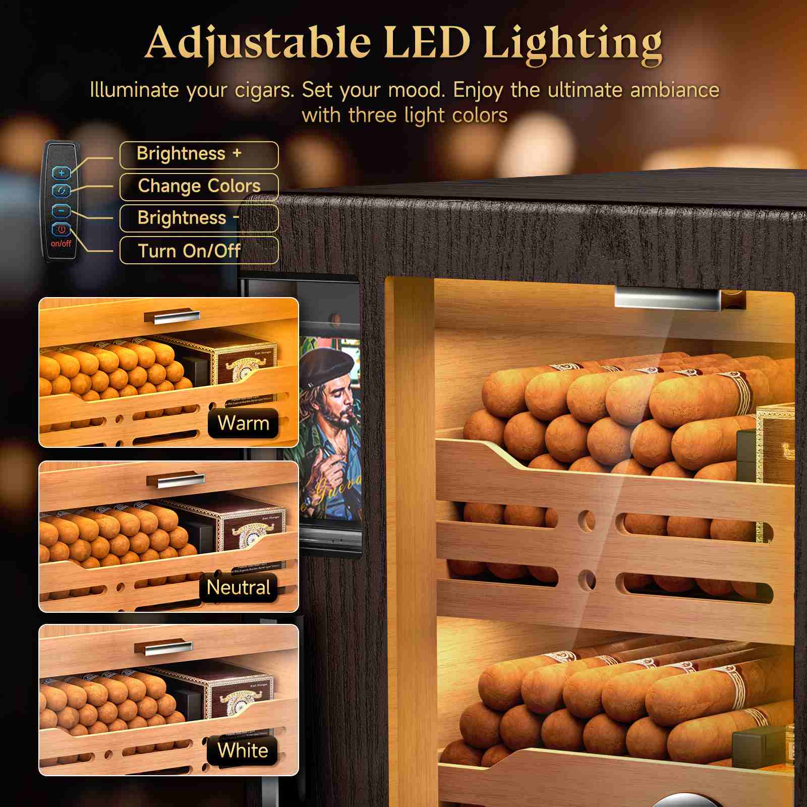 Desktop Cabinet Humidor — 150 Count