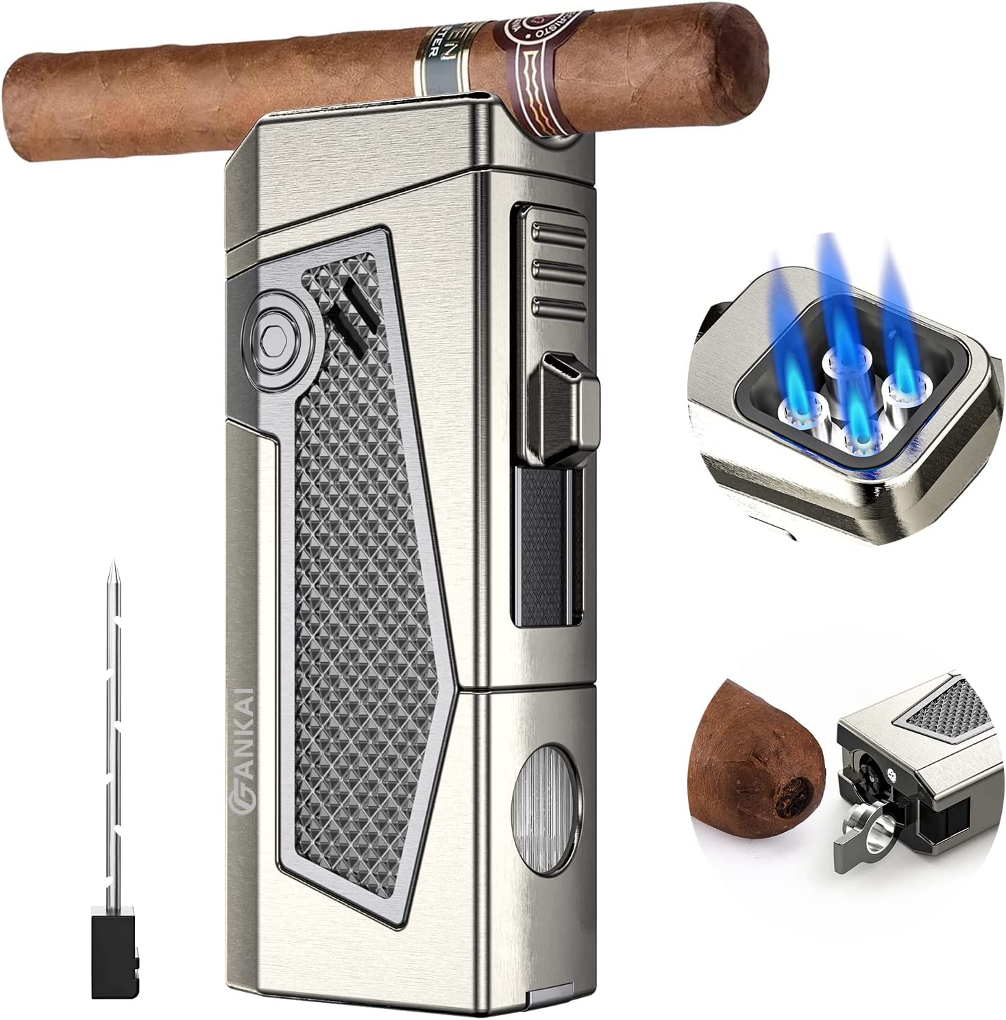 4-in-1 Lighter — Quad Flame