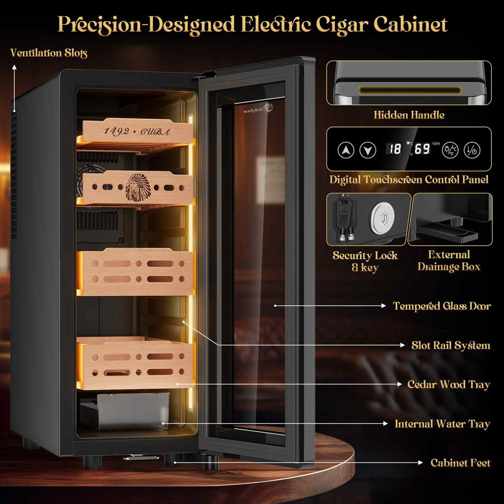 Electric Humidor Cabinet — 250 Count