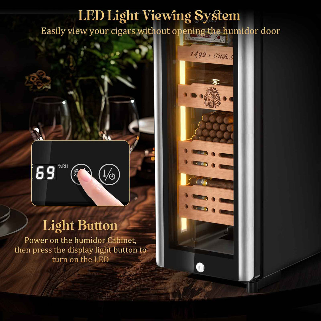 Electric Humidor Cabinet — 250 Count
