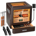 Glass-Top Desktop Humidor — 100 Count