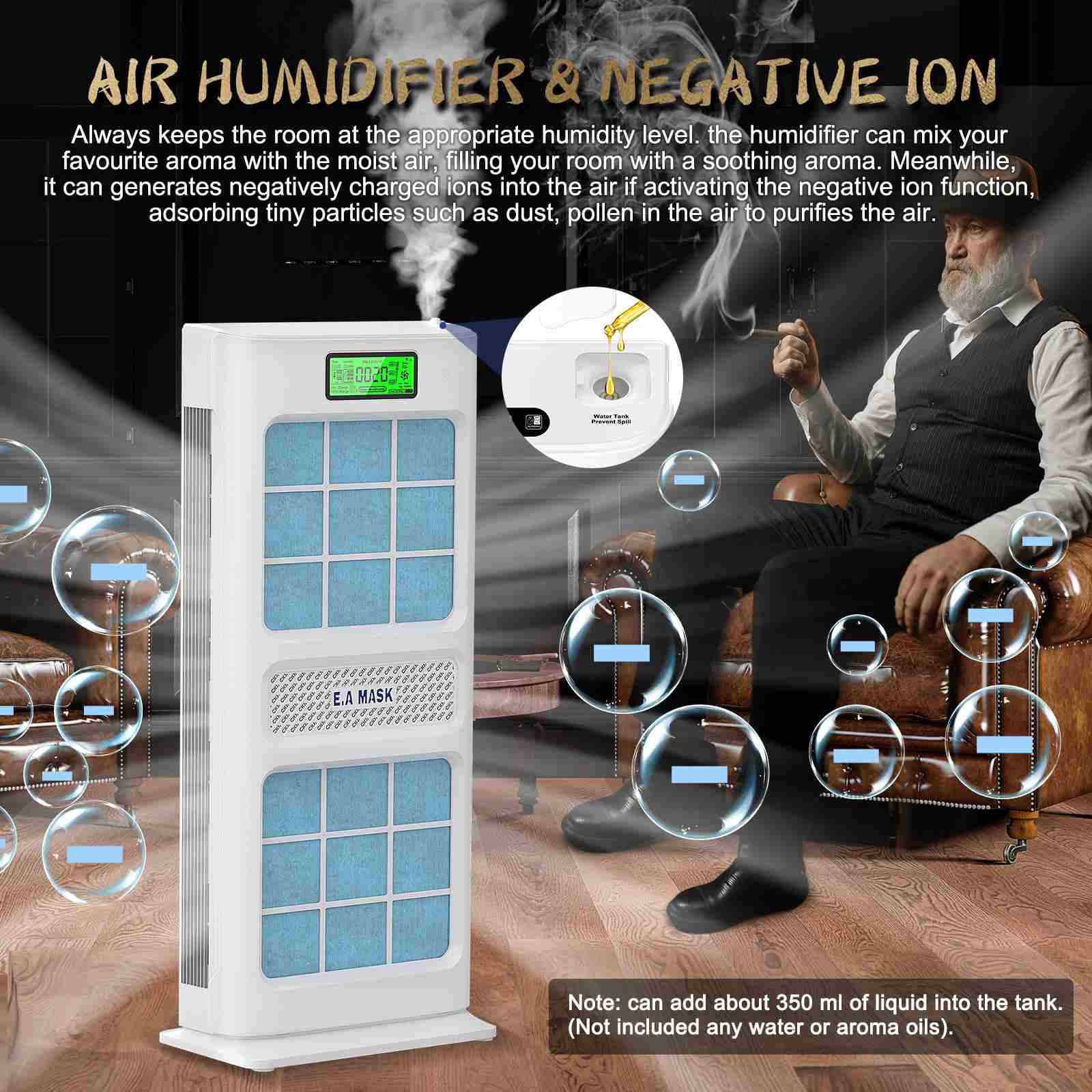 Air Purifier + Humidifier — 2-in-1