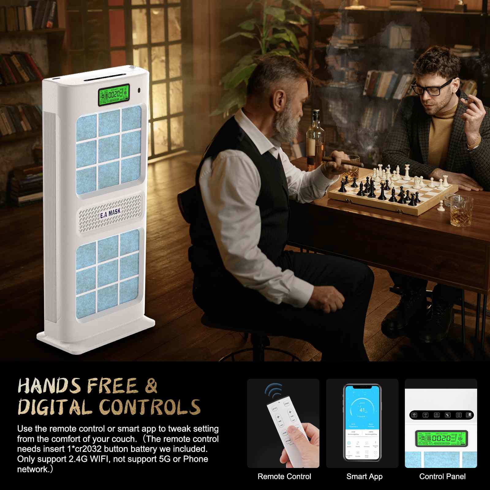 Air Purifier + Humidifier — 2-in-1
