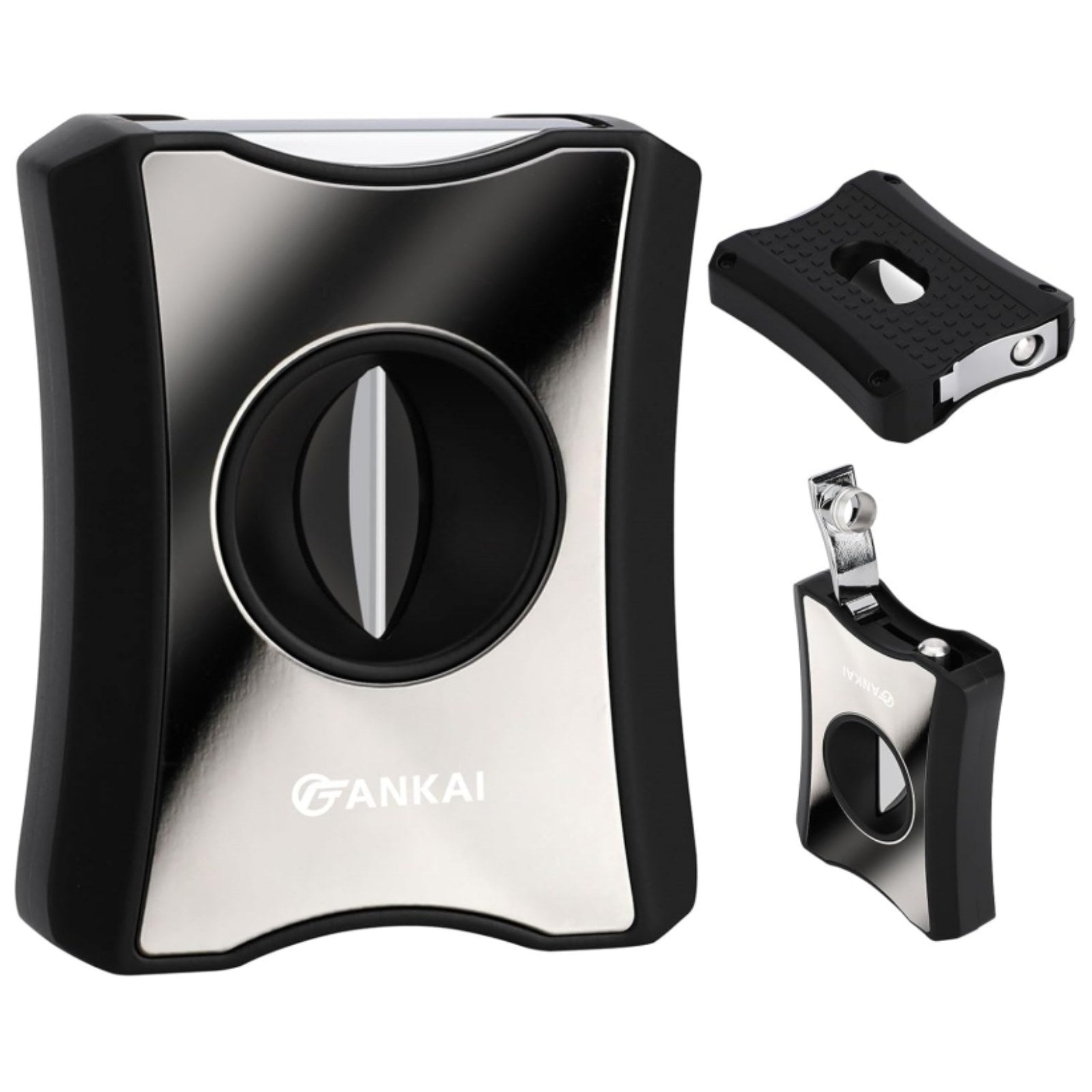 3-in-1 Cutter — V-Cut + Punch + Stand