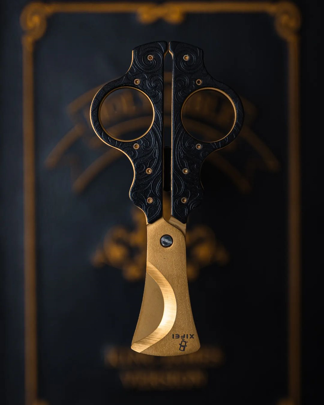 Guillotine Cutter — Bronze Engraved