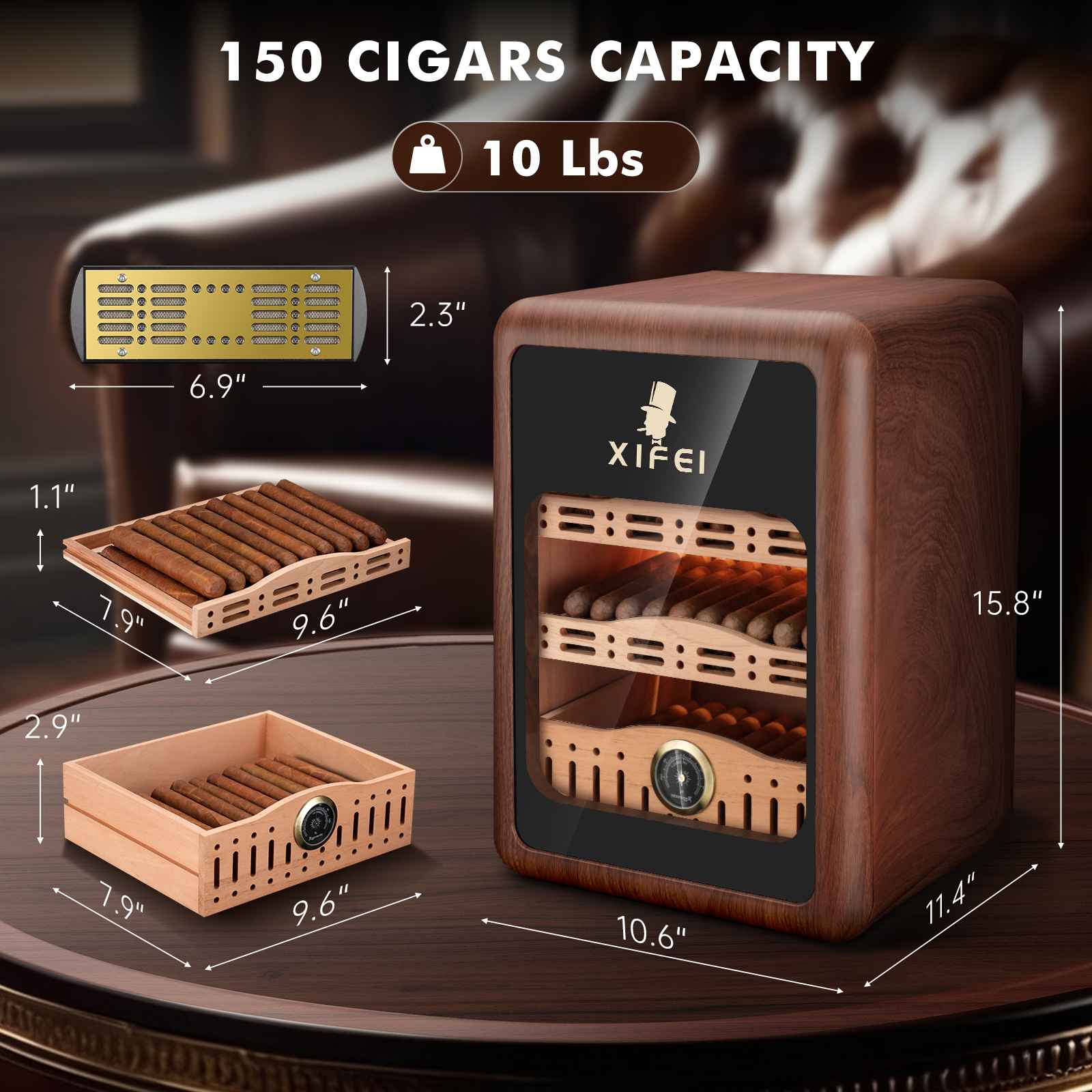 Desktop Humidor — 150 Count