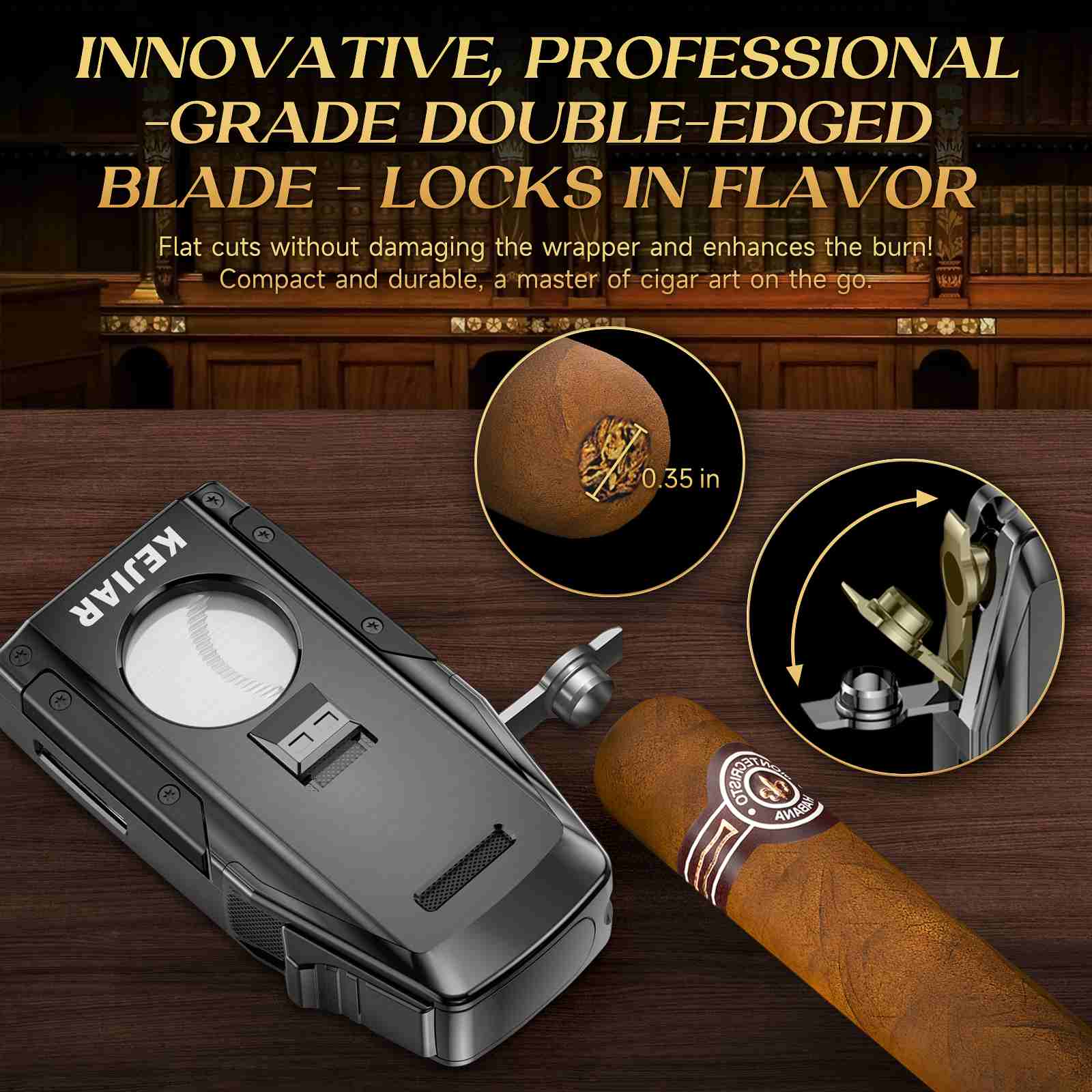 4-in-1 Lighter — Dual Flame