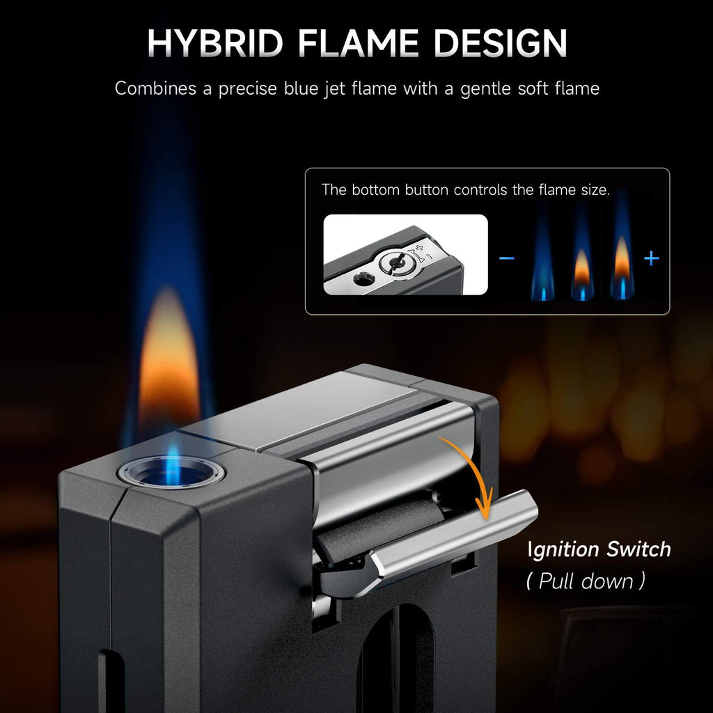 5-in-1 Pipe Lighter — Dual Flame