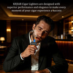 4-in-1 Lighter — Dual Flame + Punch