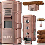 4-in-1 Lighter — Dual Flame + Punch