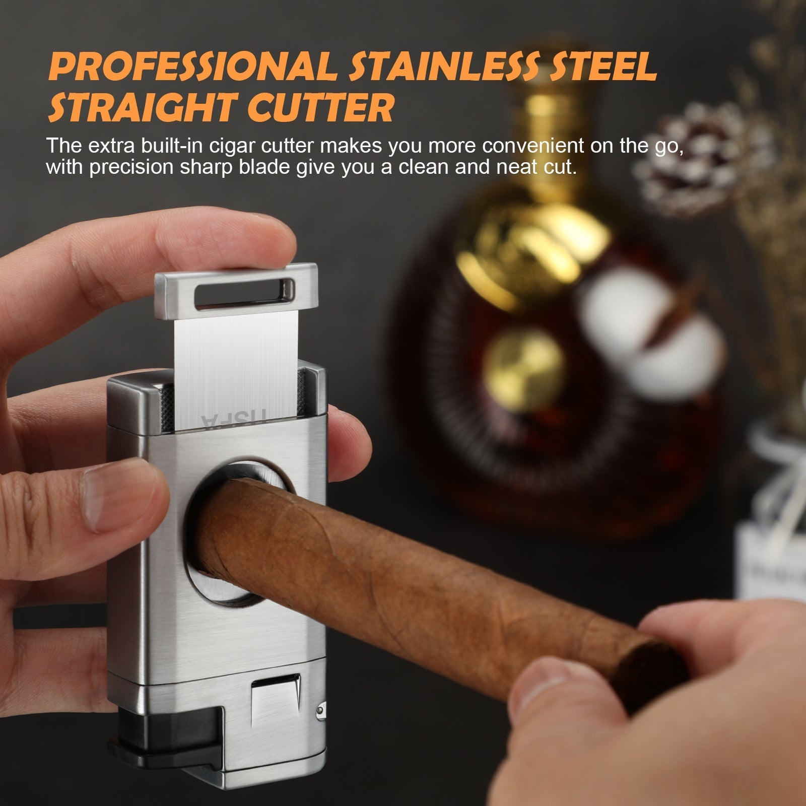 Jet Lighter — Triple Flame + Cutter
