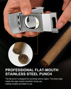 2-in-1 Lighter — Double Flame + Cutter
