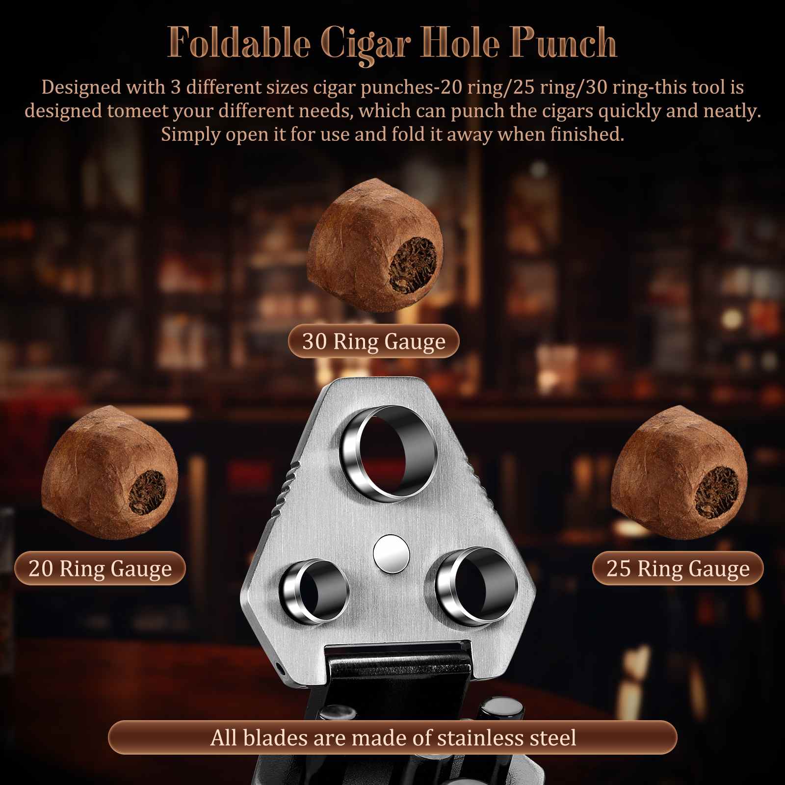 Punch + Stand — Stainless Steel