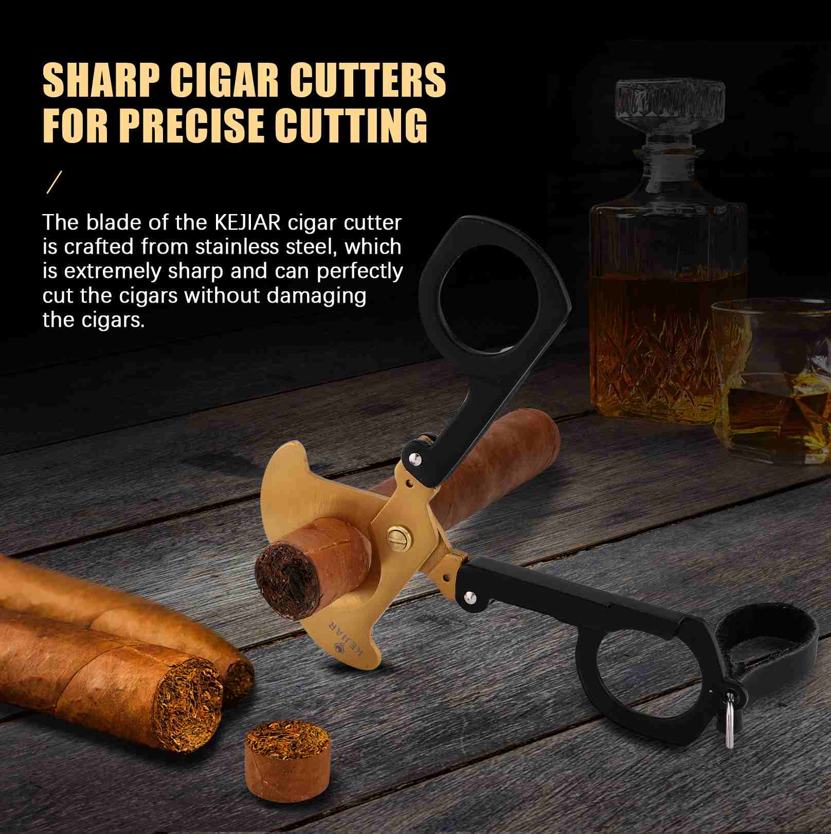 Guillotine Scissor Cutter — Foldable