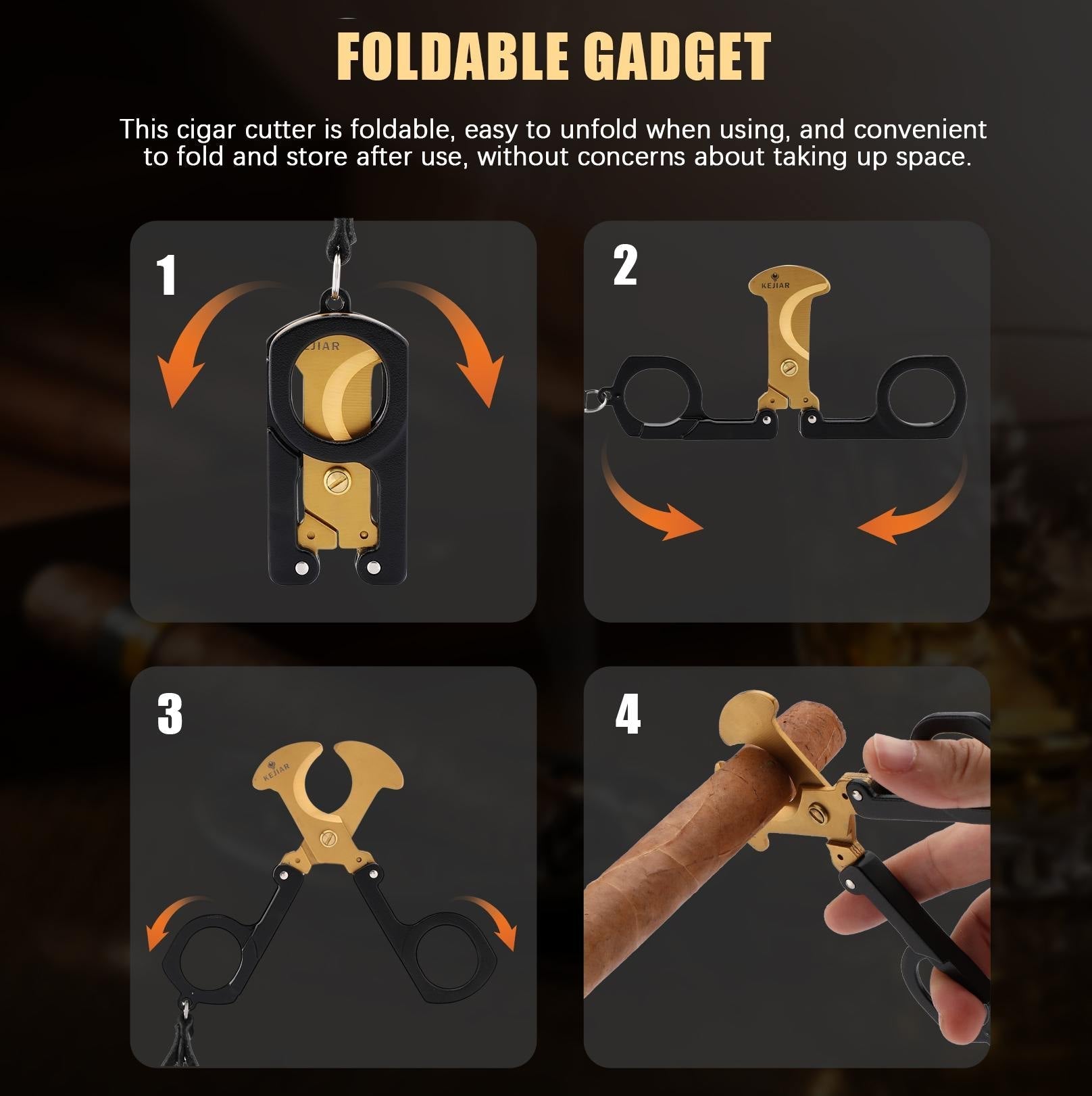 Guillotine Scissor Cutter — Foldable