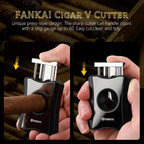 3-in-1 Cutter — V-Cut + Punch + Stand