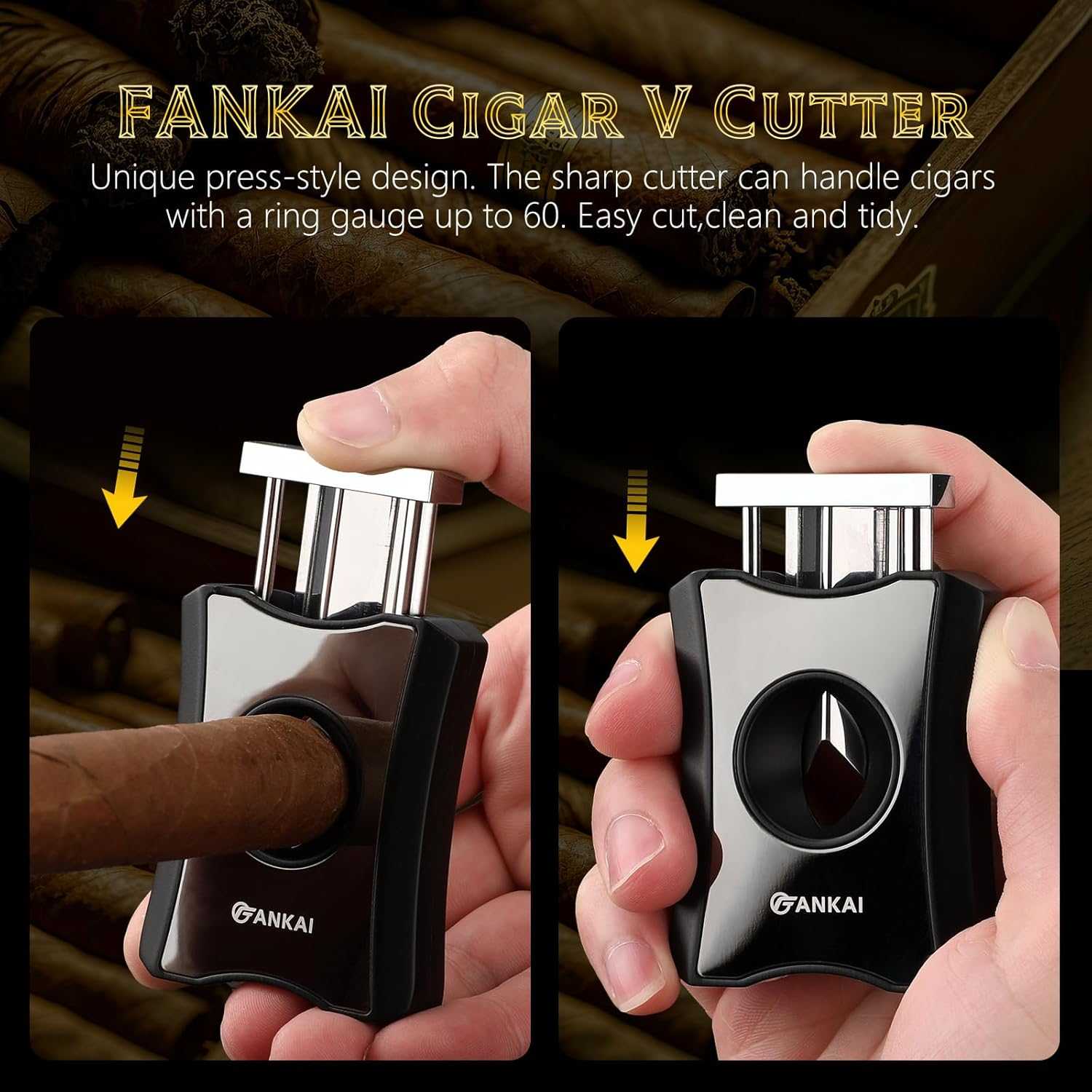 3-in-1 Cutter — V-Cut + Punch + Stand