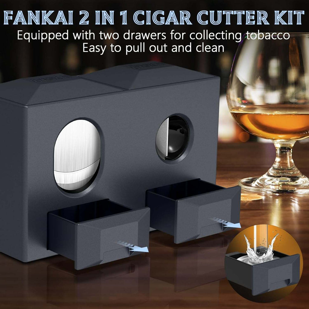 Desktop V-Cut Cutter — Dual Drawers
