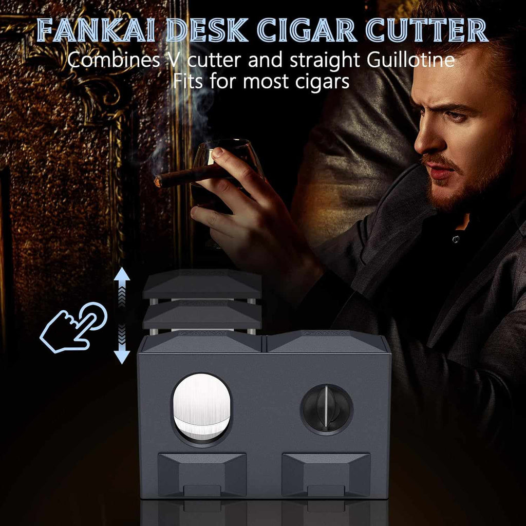 Desktop 2-in-1 Cutter — V-Cut + Straight
