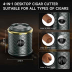 Desktop 3-in-1 Cutter — V-Cut + Guillotine