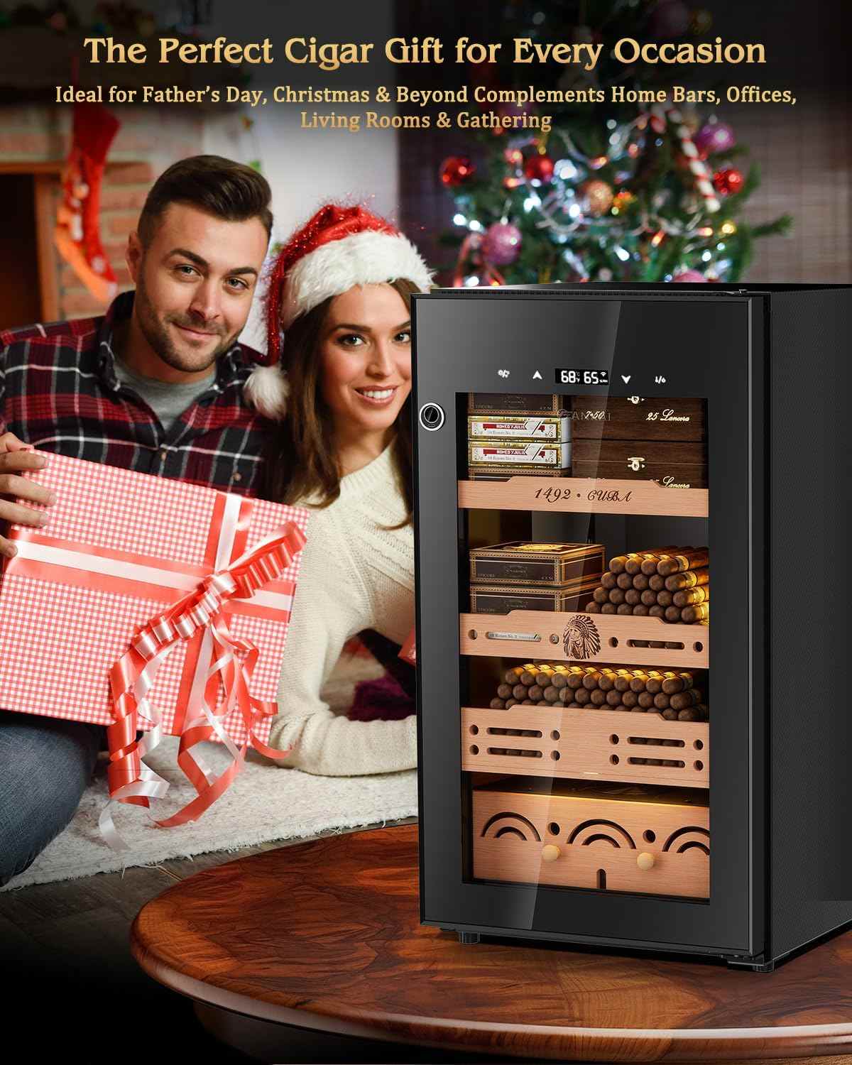Electric Humidor Cabinet — 600 Count