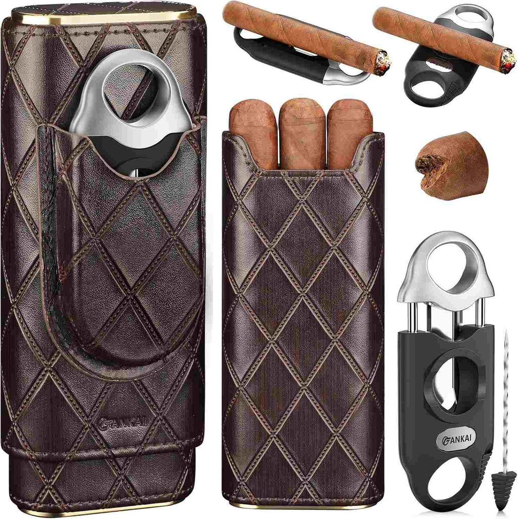 Cigar Travel Case — 2-4 Cigars