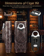 Cigar Travel Case — 2-4 Cigars