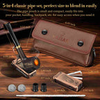 5-in-1 Pipe Lighter + Handmade Pipe Set