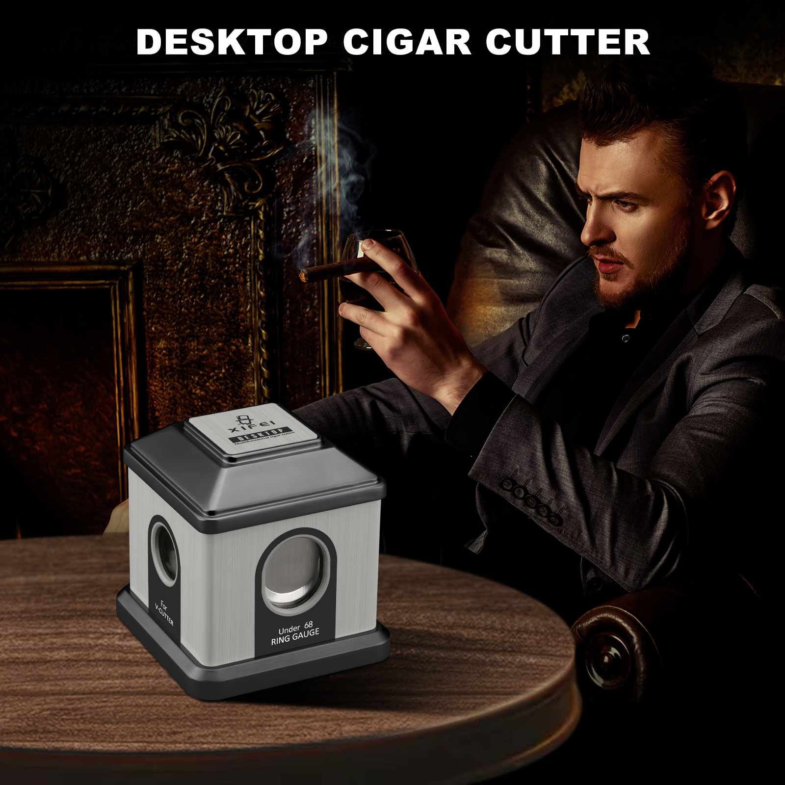 4-in-1 Desktop Cutter — Stainless Steel