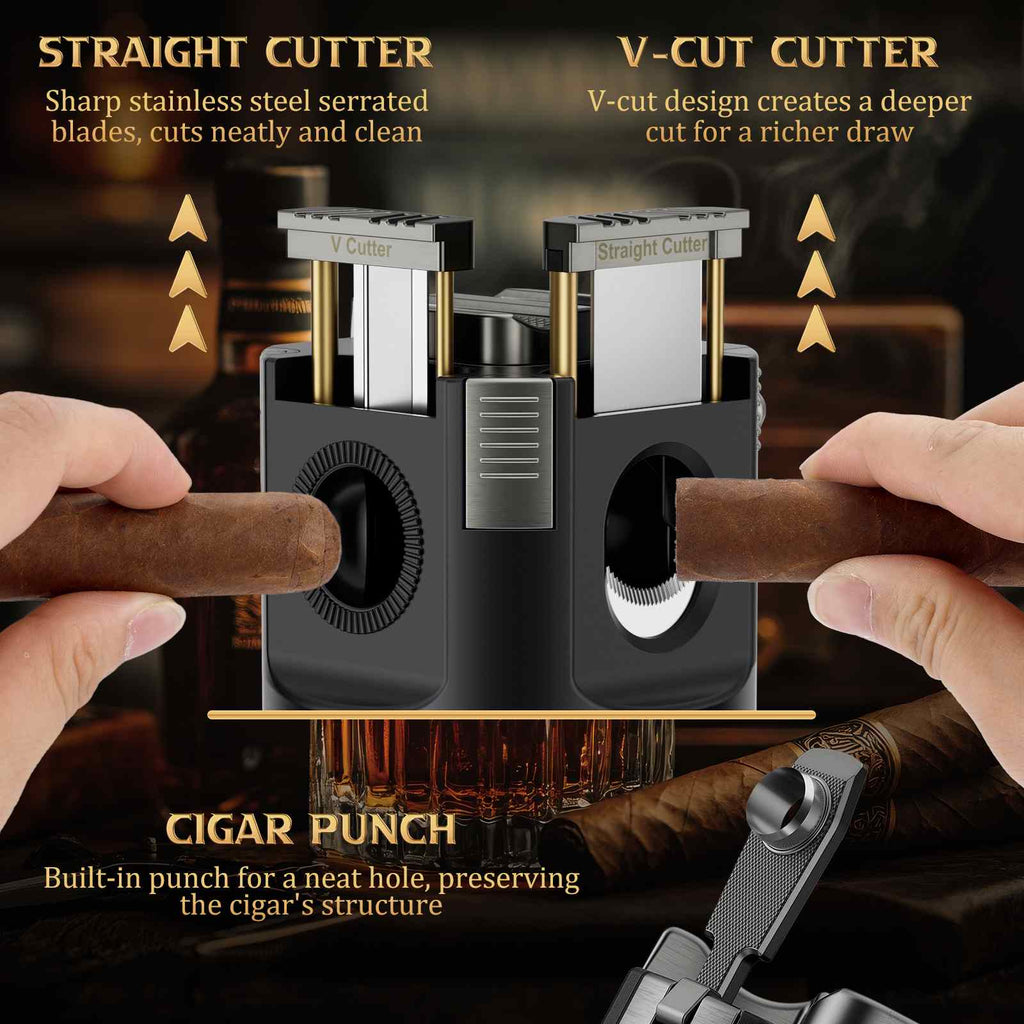 Desktop Cigar Station — 8-in-1
