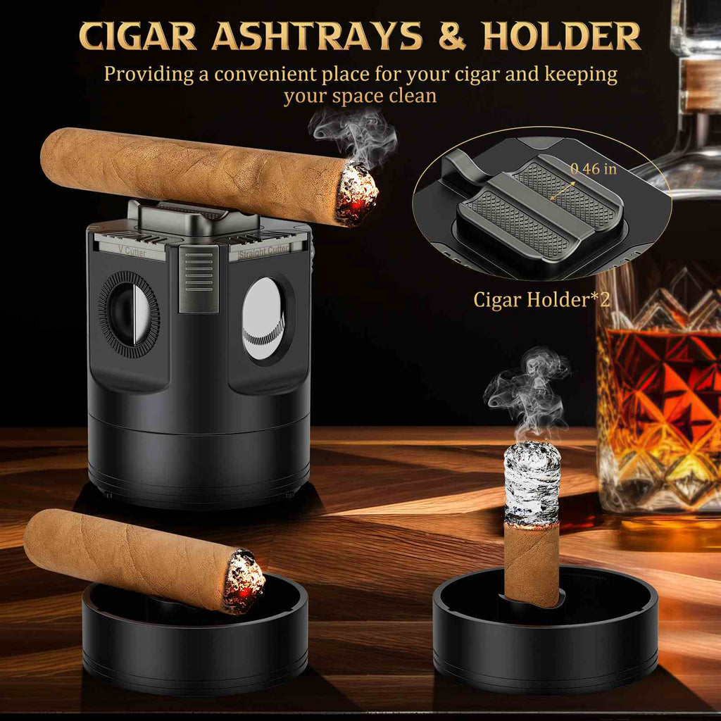 Desktop Cigar Station — 8-in-1