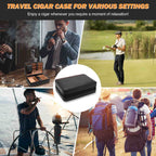 Gift Set — Travel Humidor + 5-in-1 Lighter