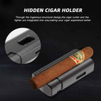 Jet Lighter — Triple Flame + V-Cut