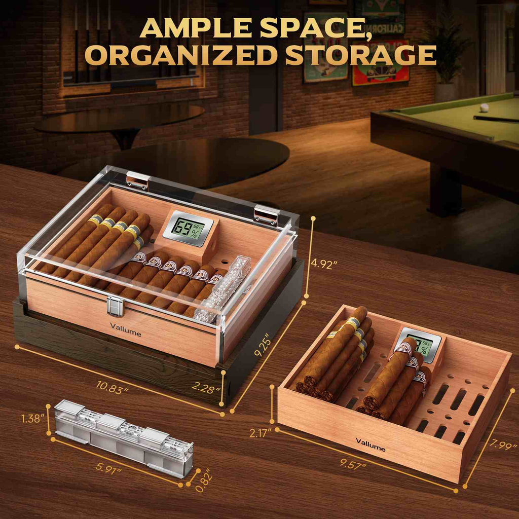 Acrylic Display Humidor — 45 Count