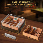 Acrylic Desktop Humidor — 45 Count