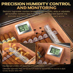Acrylic Desktop Humidor — 45 Count