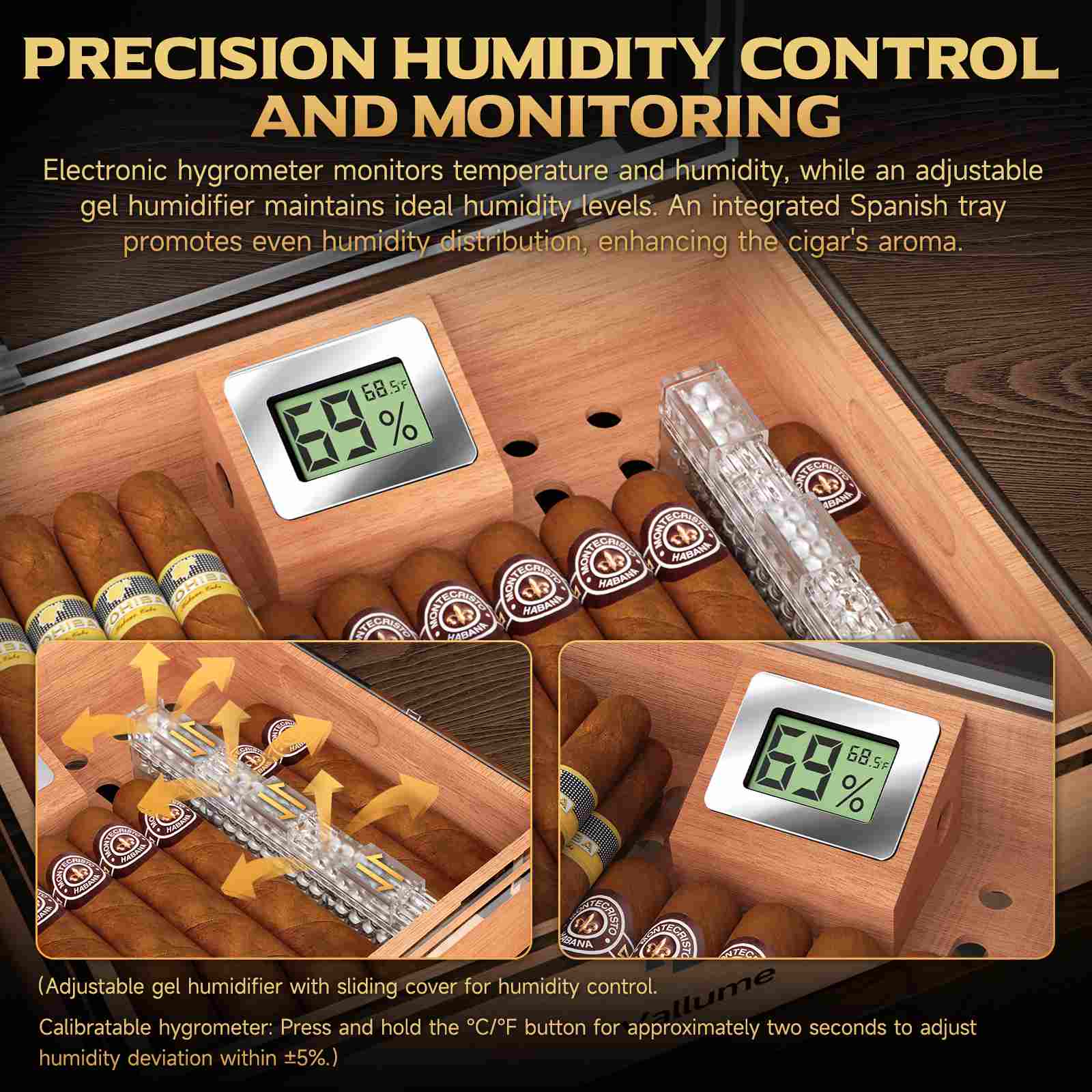Acrylic Display Humidor — 45 Count