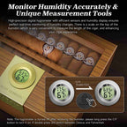 Glass-Top Desktop Humidor — 30 Count (B)