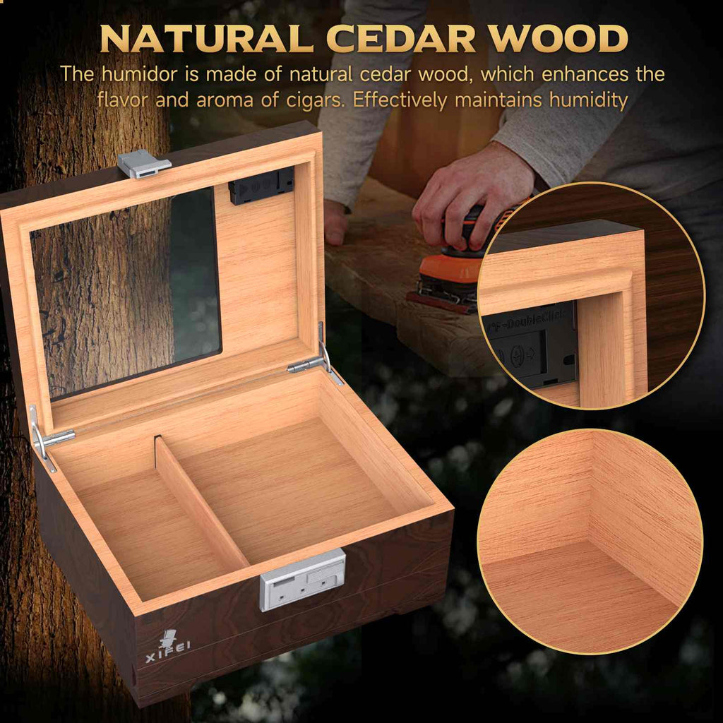 Glass-Top Humidor — 30 Count