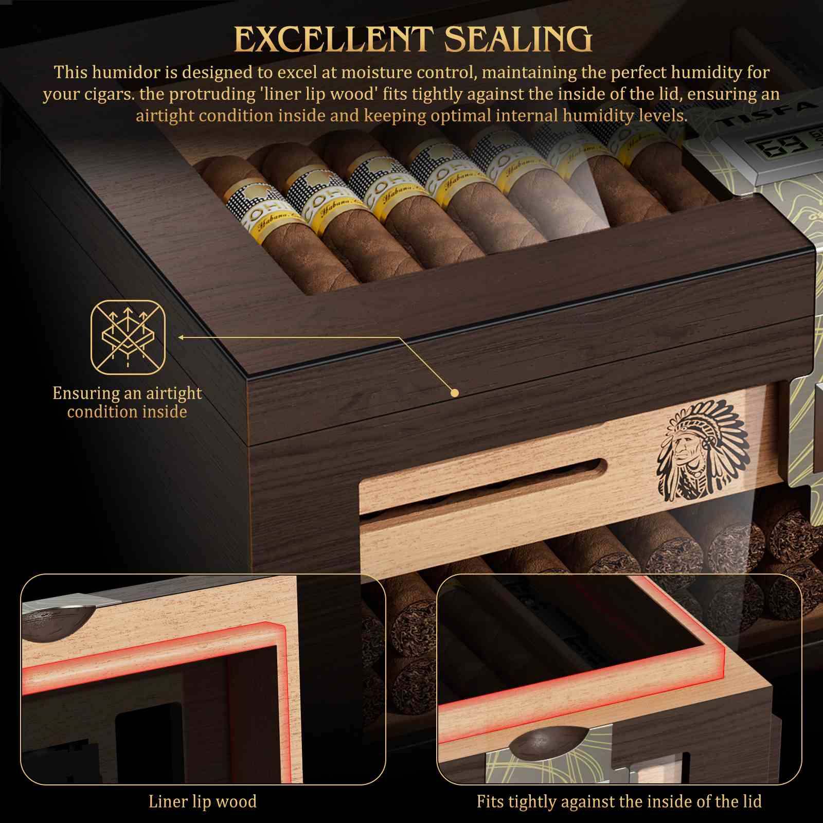 Desktop Humidor — 55 Count
